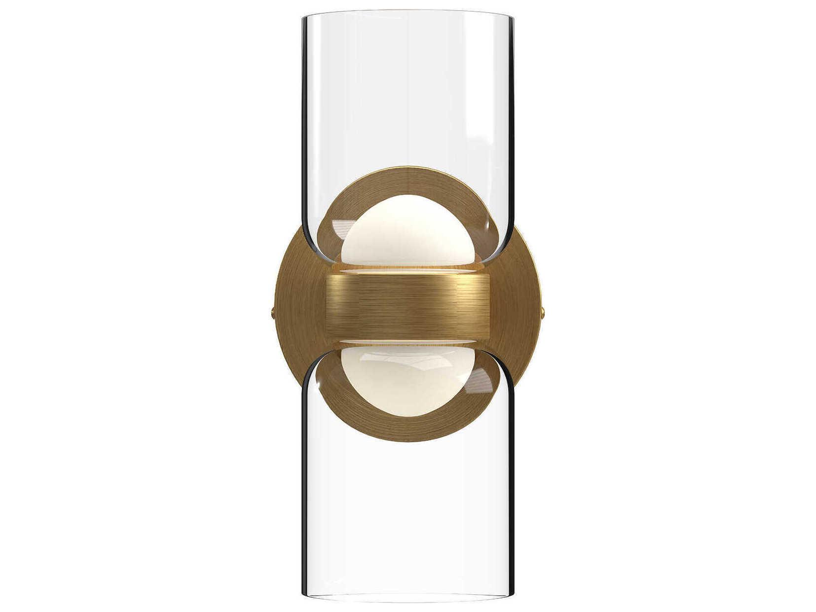 Kuzco Lighting Cedar Brushed Gold Wall Sconce