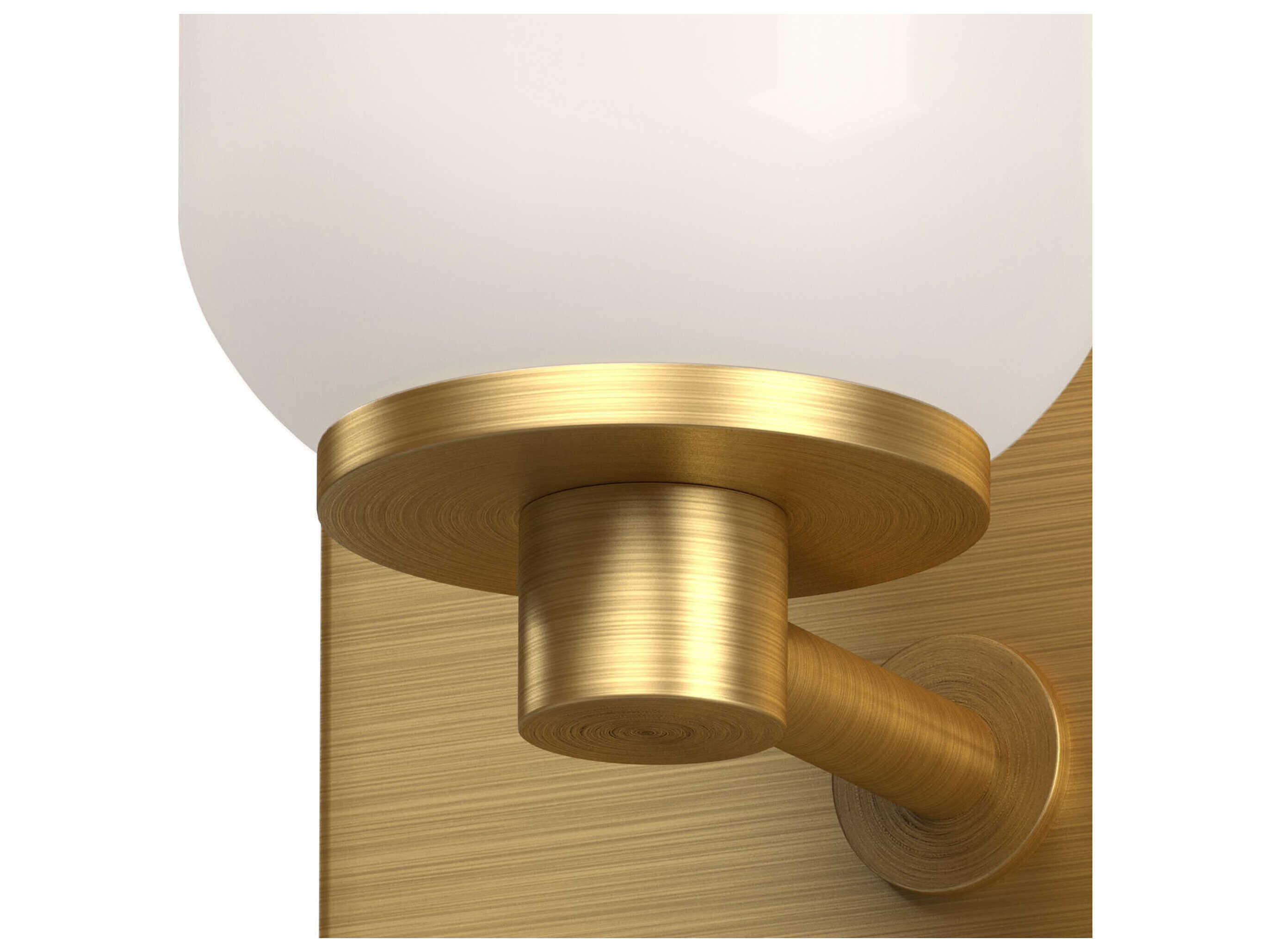 Kuzco Lighting Nola 1-Light Brushed Gold Wall Sconce