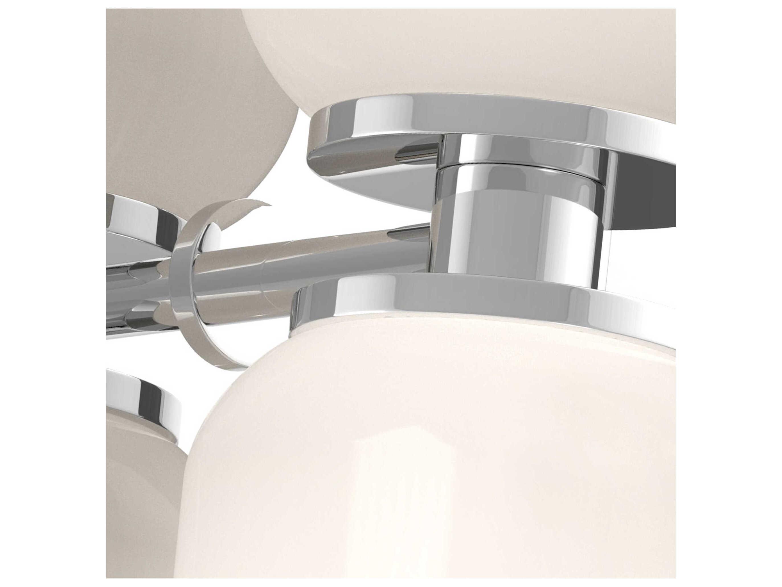 Kuzco Lighting Nola 2-Light Chrome Wall Sconce