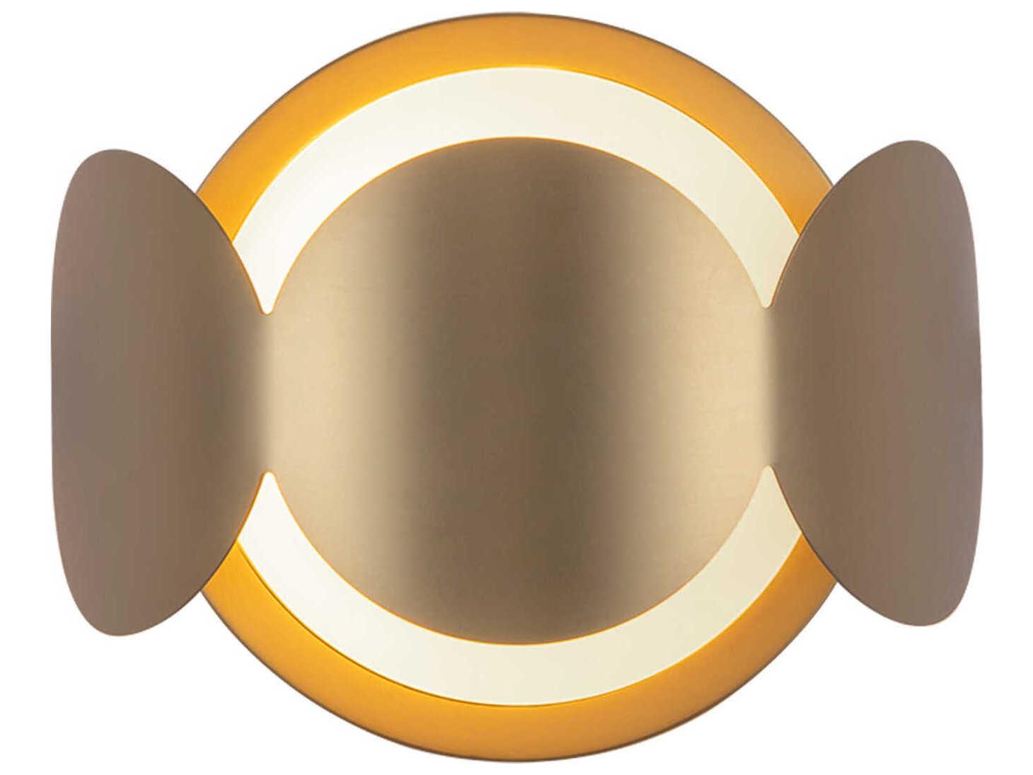 Kuzco Lighting Ciel 1-Light Brushed Gold Wall Sconce