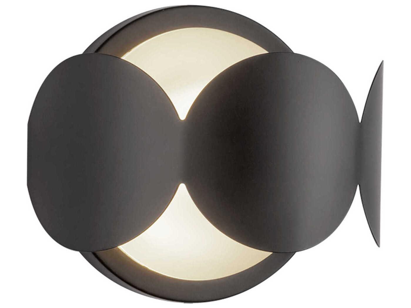 Kuzco Lighting Ciel 1-Light Black Wall Sconce