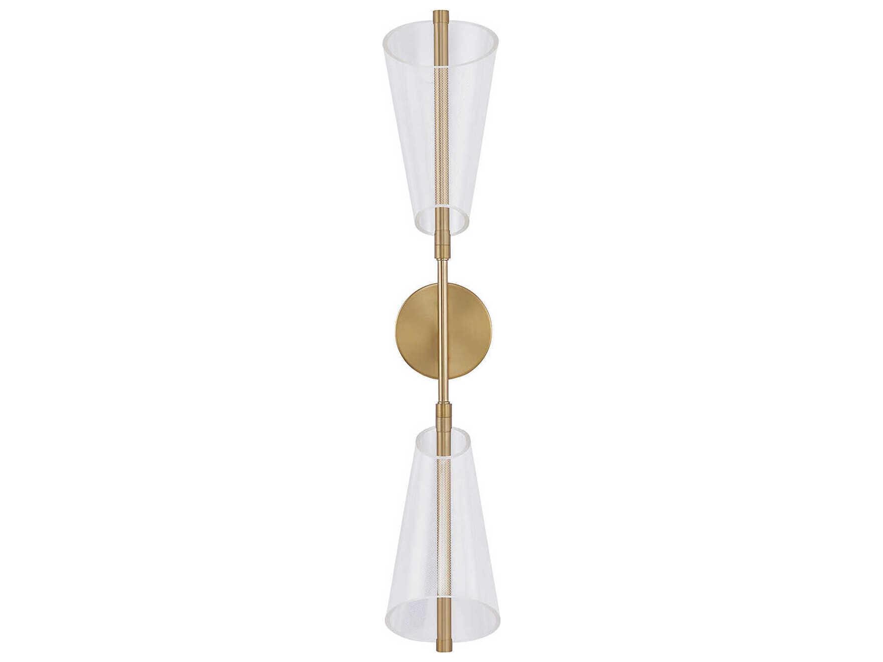 Kuzco Lighting Mulberry Brushed Gold Wall Sconce