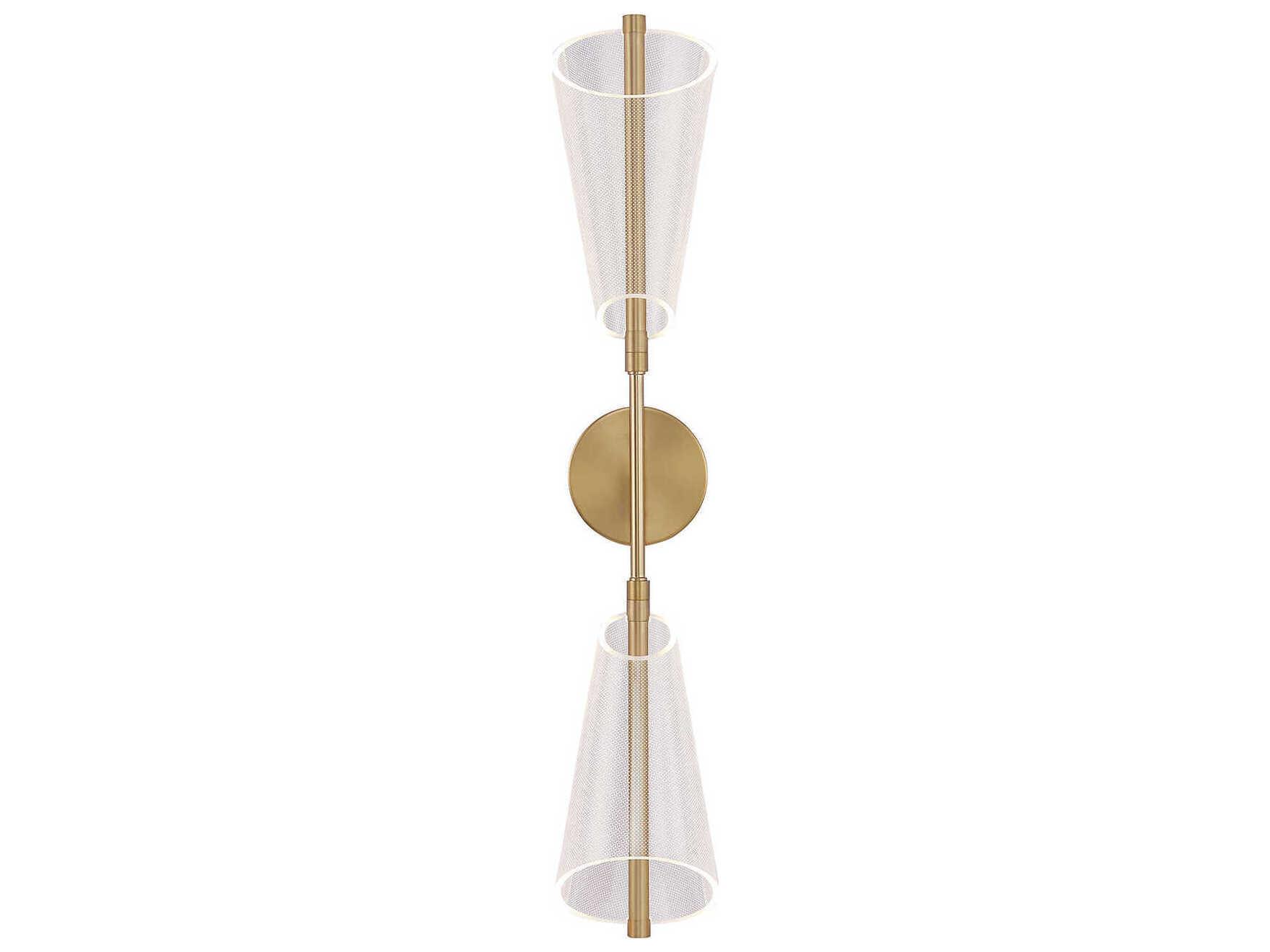 Kuzco Lighting Mulberry Brushed Gold Wall Sconce