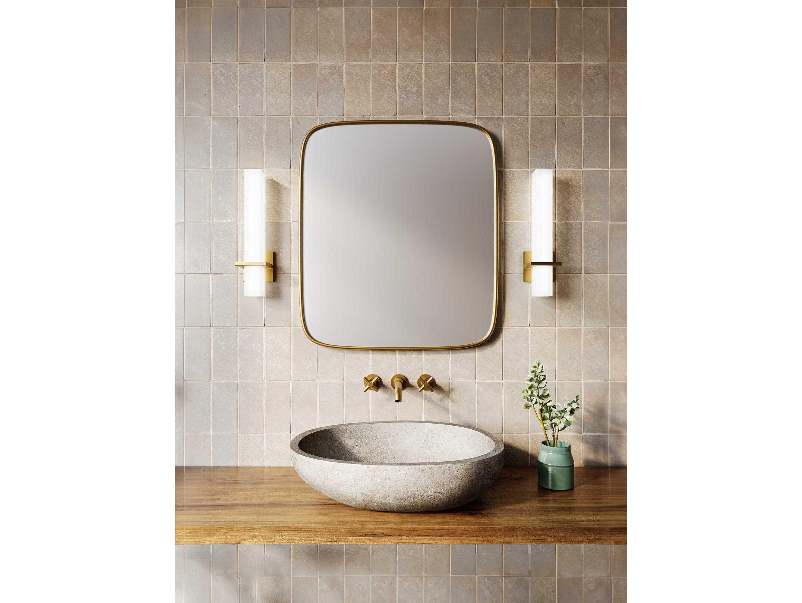 Kuzco Lighting Nepal Brushed Gold Wall Sconce