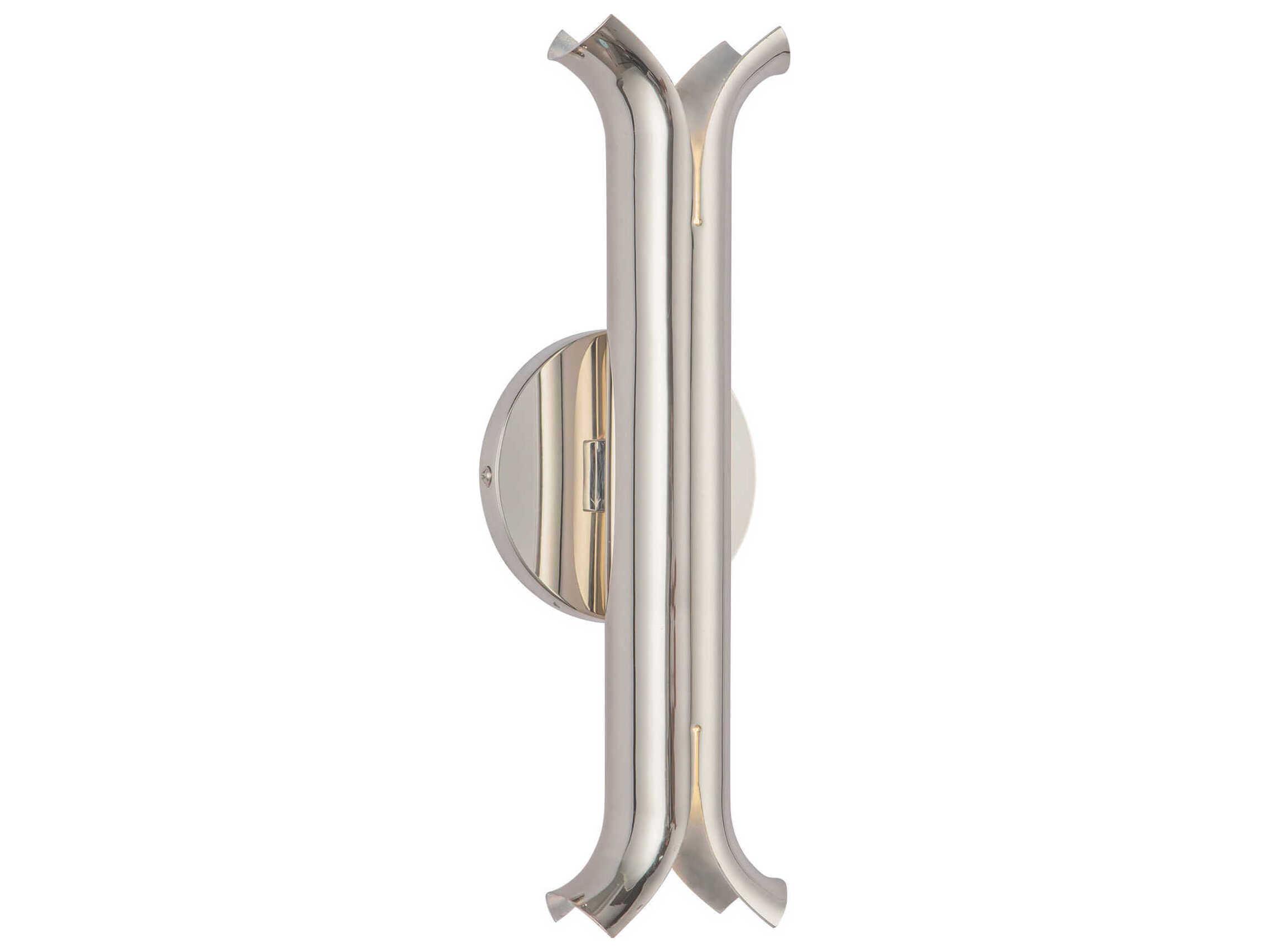 Kuzco Lighting Husk Polished Nickel Wall Sconce