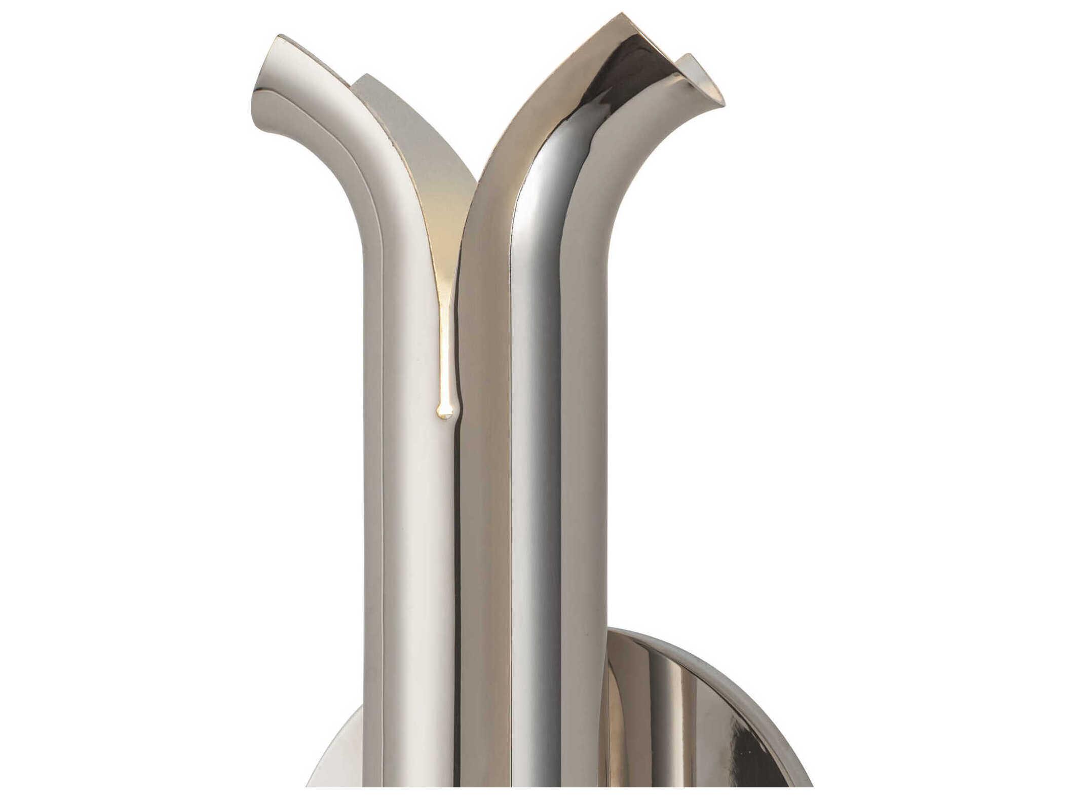 Kuzco Lighting Husk Polished Nickel Wall Sconce