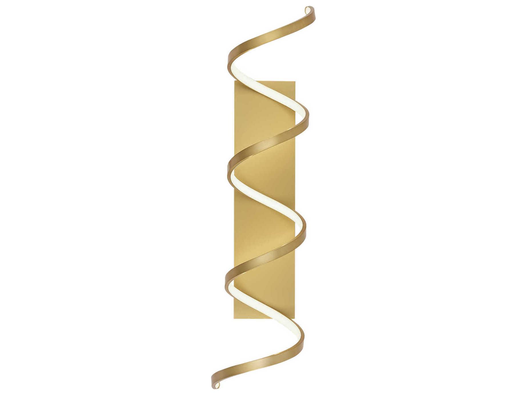 Kuzco Lighting Synergy Antique Brass Gold Wall Sconce