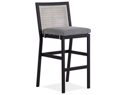 Koverton Parkview Woven Wicker Armless Patio Bar Stool