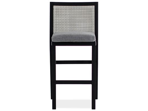 Koverton Parkview Woven Wicker Armless Patio Bar Stool
