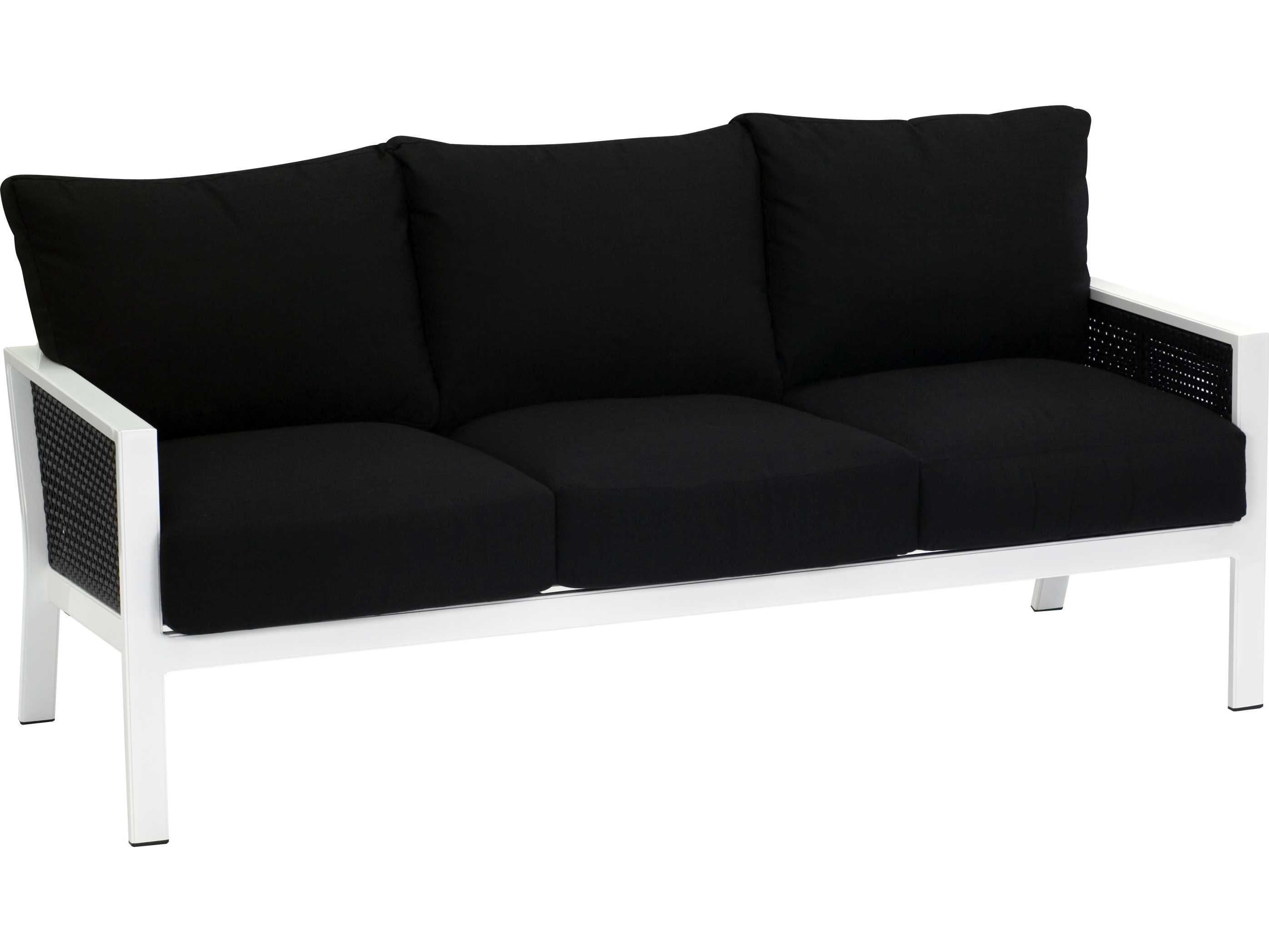 Koverton Parkview Woven Wicker Deep Seating Patio Sofa