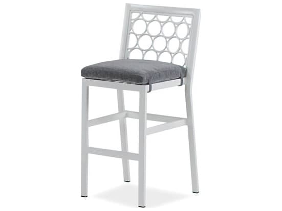 Koverton Parkview Cast Aluminum Armless Outdoor Bar Stool