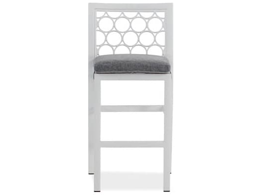 Koverton Parkview Cast Aluminum Armless Outdoor Bar Stool