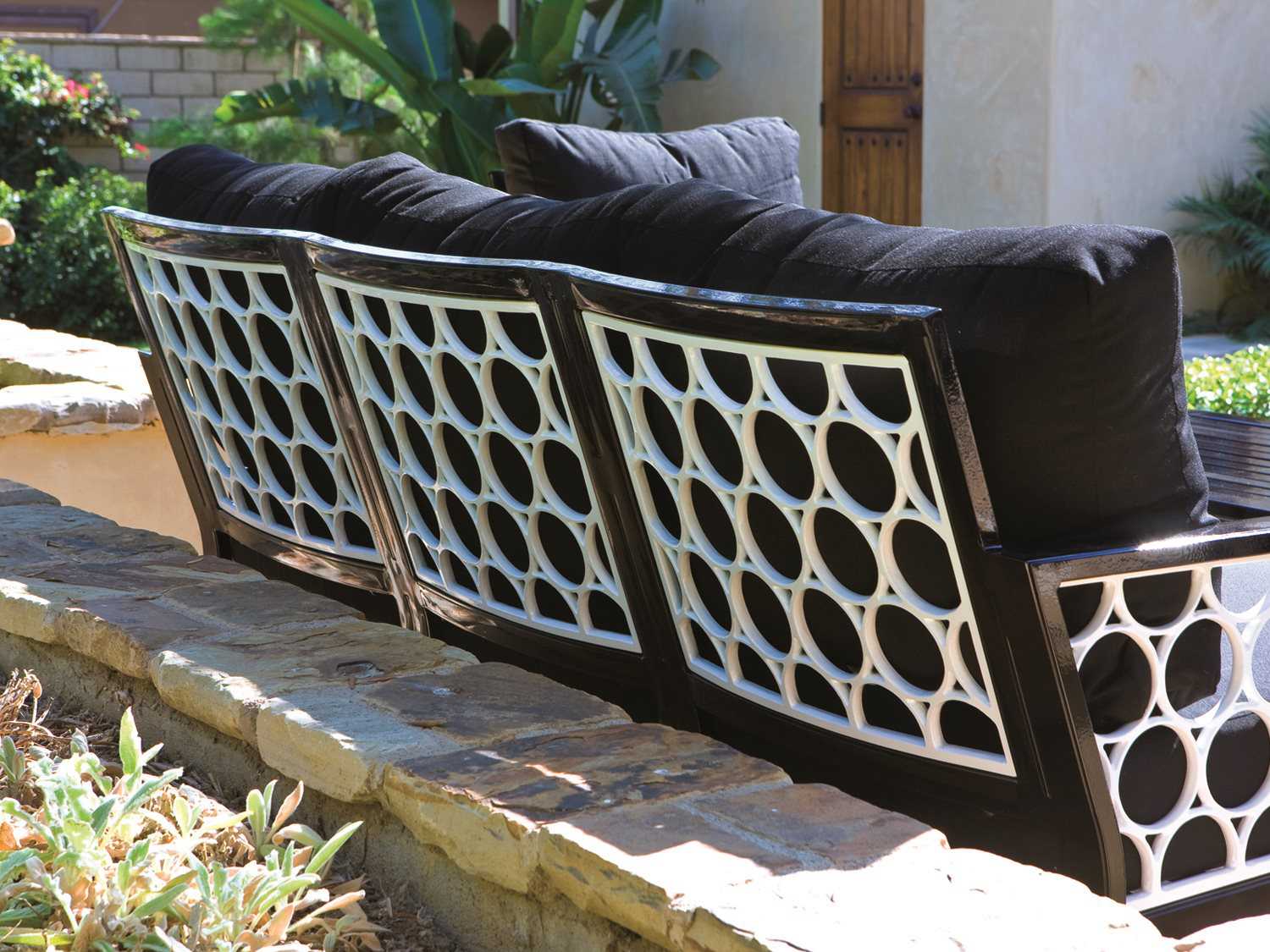 Koverton Parkview Cast Aluminum Deep Seating Outdoor Sofa