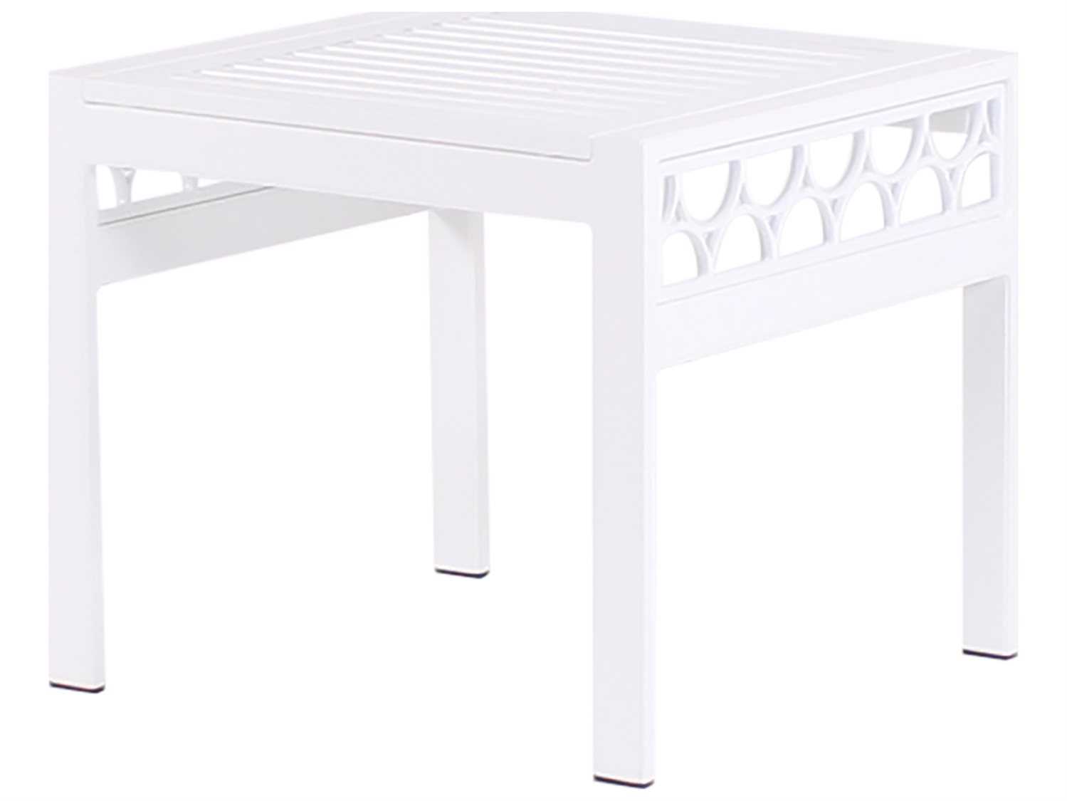 Koverton Parkview Cast Aluminum Square Outdoor Side Table