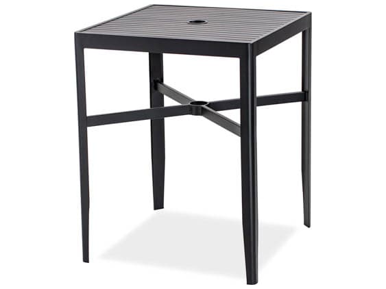 Koverton Serene Square Outdoor Patio Bar Table with Hole