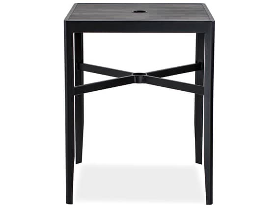 Koverton Serene Square Outdoor Patio Bar Table with Hole