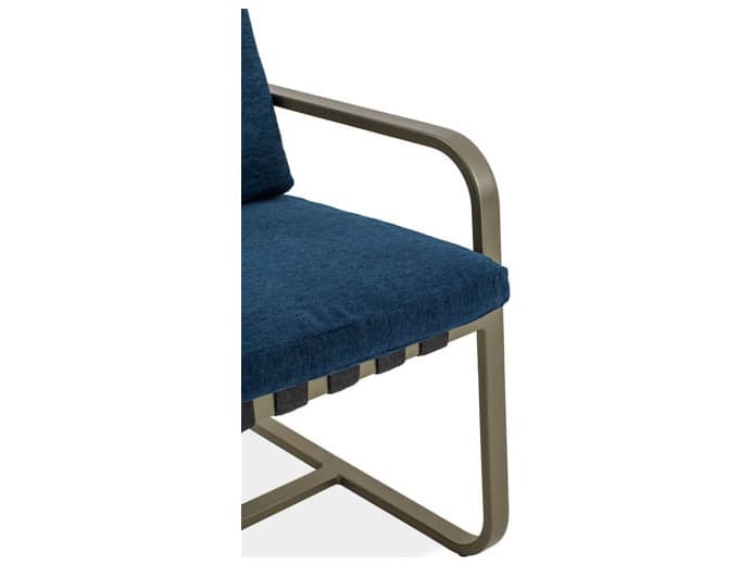 Koverton Chapman Extruded Aluminum Arm Patio Dining Chair