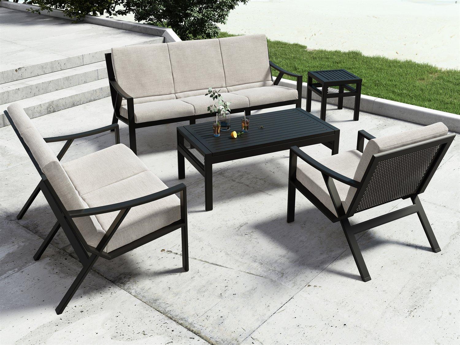 Koverton Hexi Aluminum Outdoor Patio Sofa