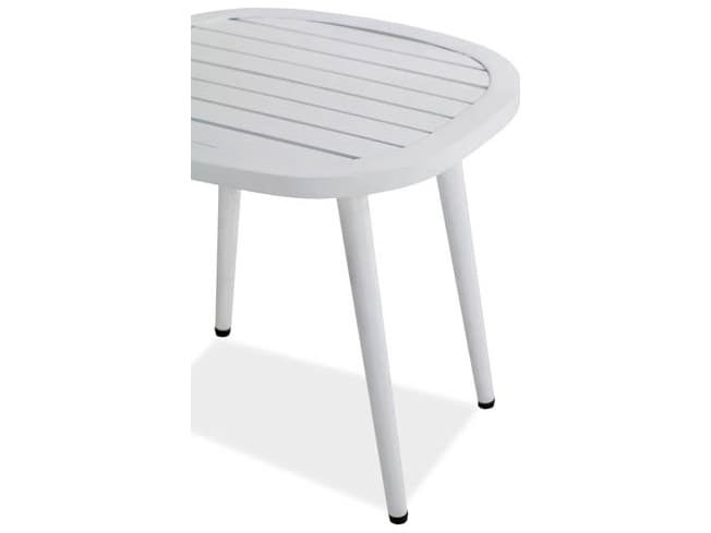 Koverton Ella Aluminum Oval Accent Table