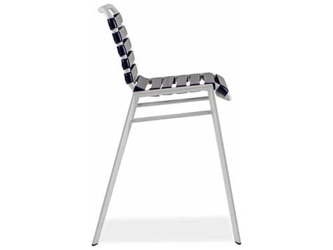 Koverton Endure Aluminum Strap Stationary Outdoor Bar Stool