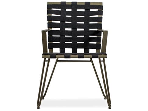 Koverton Form Extruded Aluminum Arm Patio Dining Chair