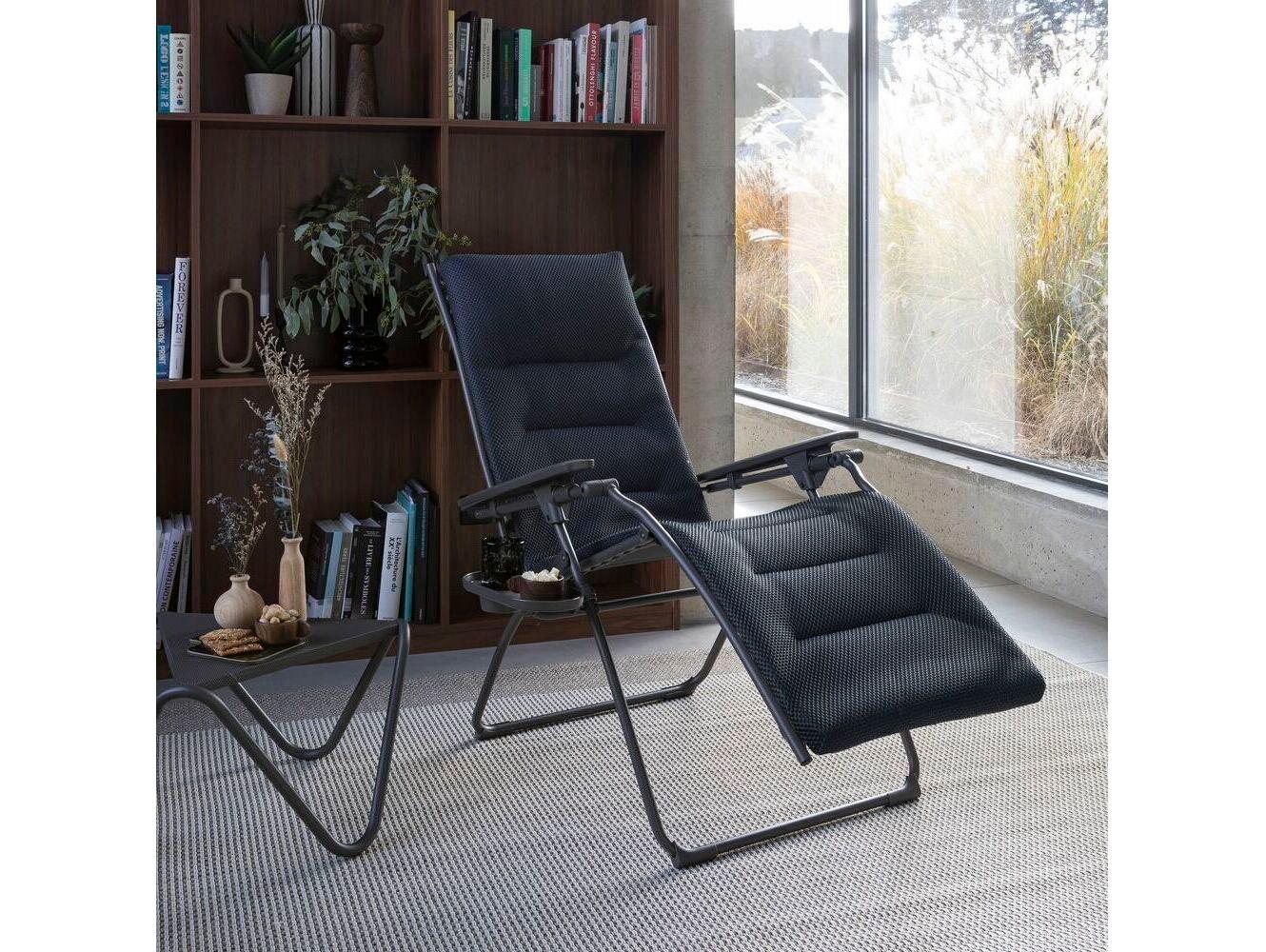 Lafuma Evolution Steel Cushion Lounge Chair