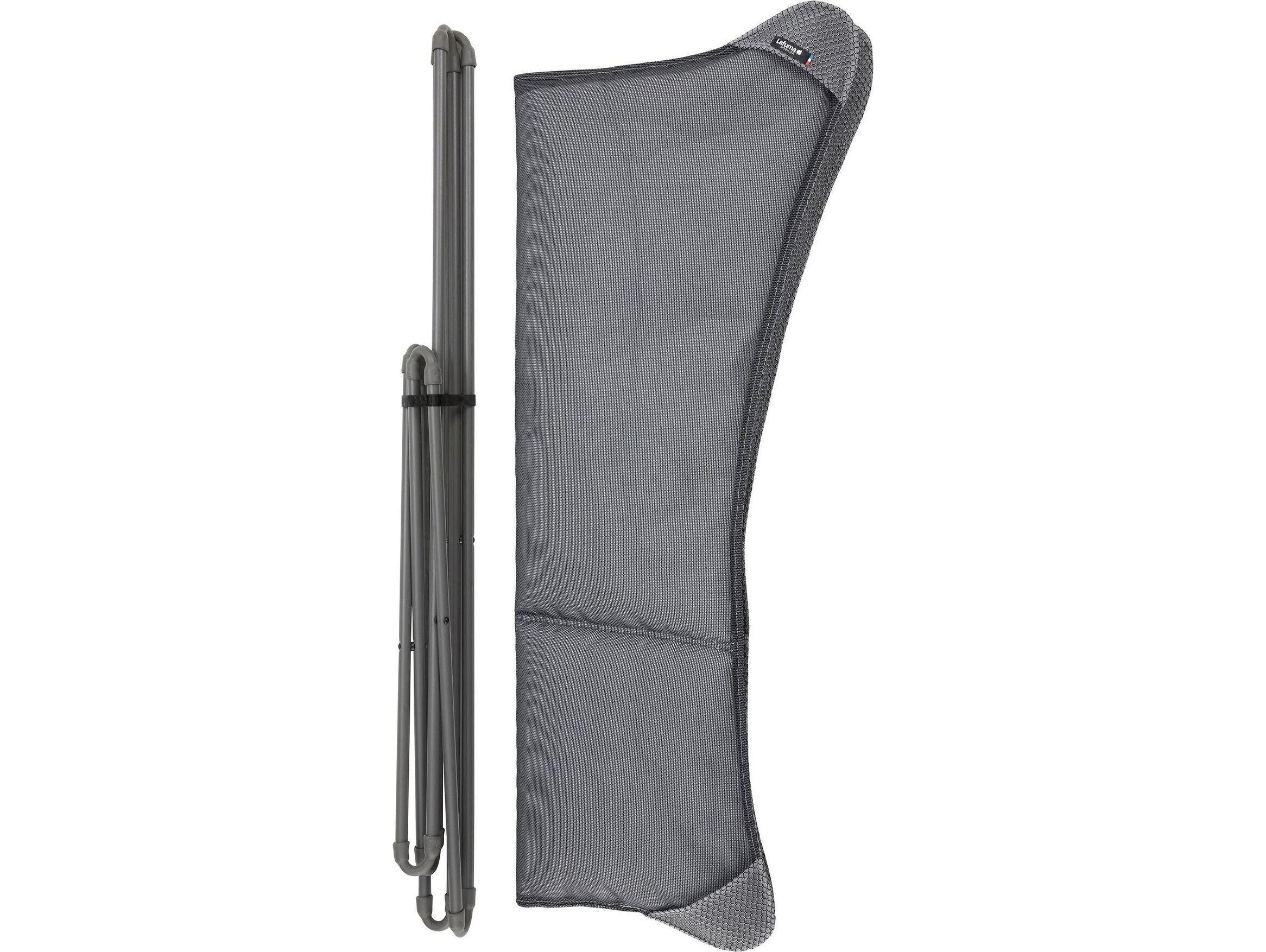 Lafuma Pop Up Steel Cushion Lounge Chair