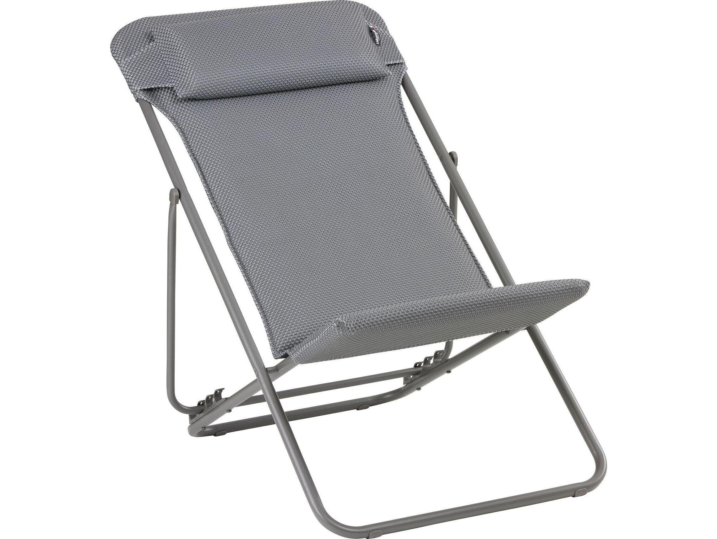 Lafuma Maxi Transat Steel Cushion Lounge Chair