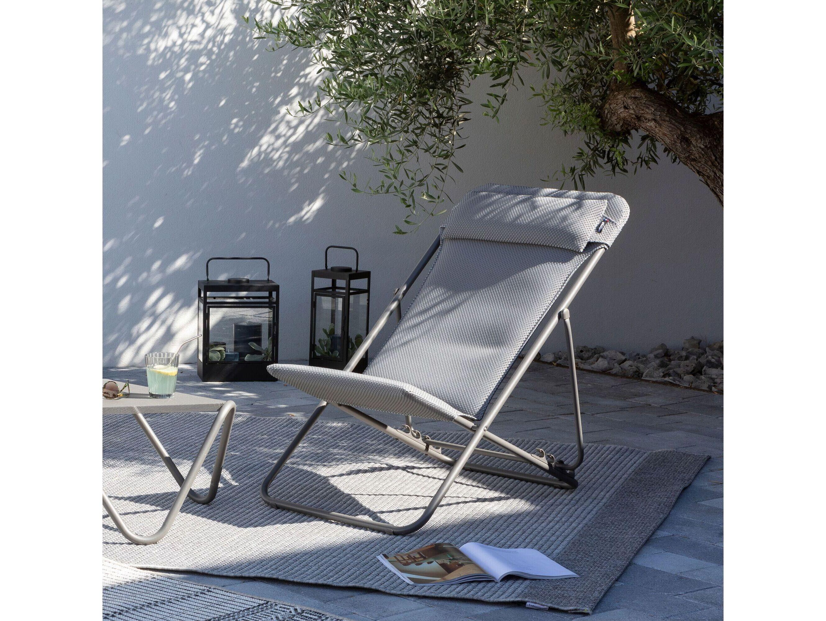 Lafuma Maxi Transat Steel Cushion Lounge Chair