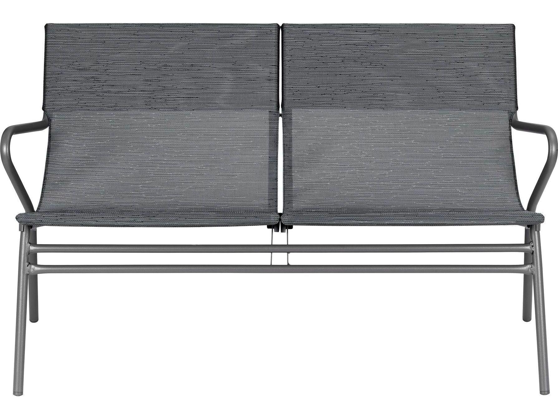 Lafuma Vence Steel Cushion Bench