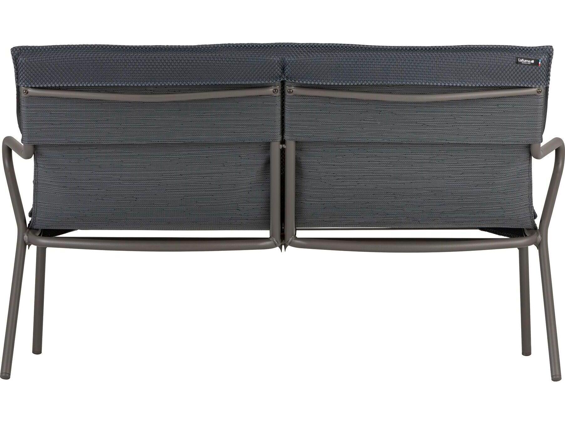 Lafuma Vence Steel Cushion Bench