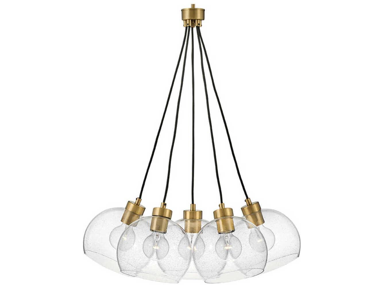 Lark Living Rumi 5-Light Lacquered Brass Globe Pendant