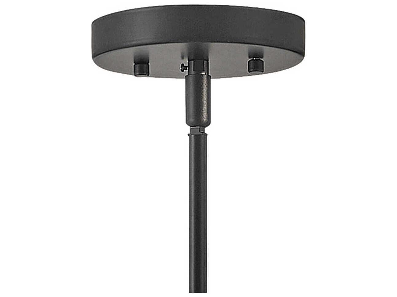 Lark Living Cirque 1-Light Black Lacquered Brass Globe Mini Pendant