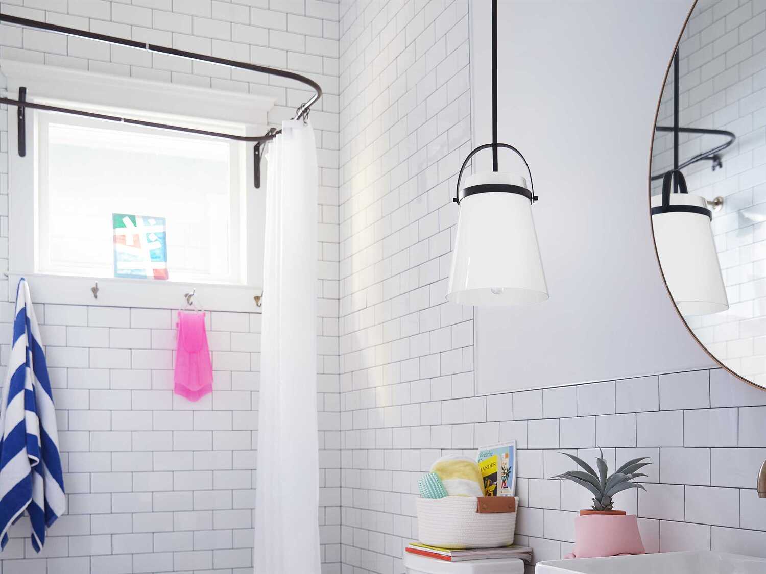 Lark Living Tori 1-Light Black Mini Pendant