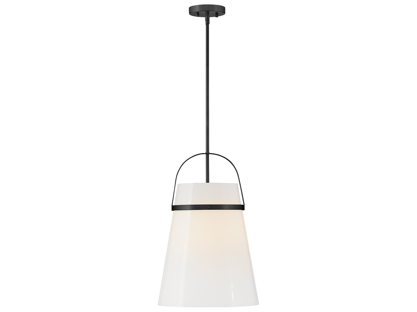 Lark Living Tori 1-Light Black Bell Pendant