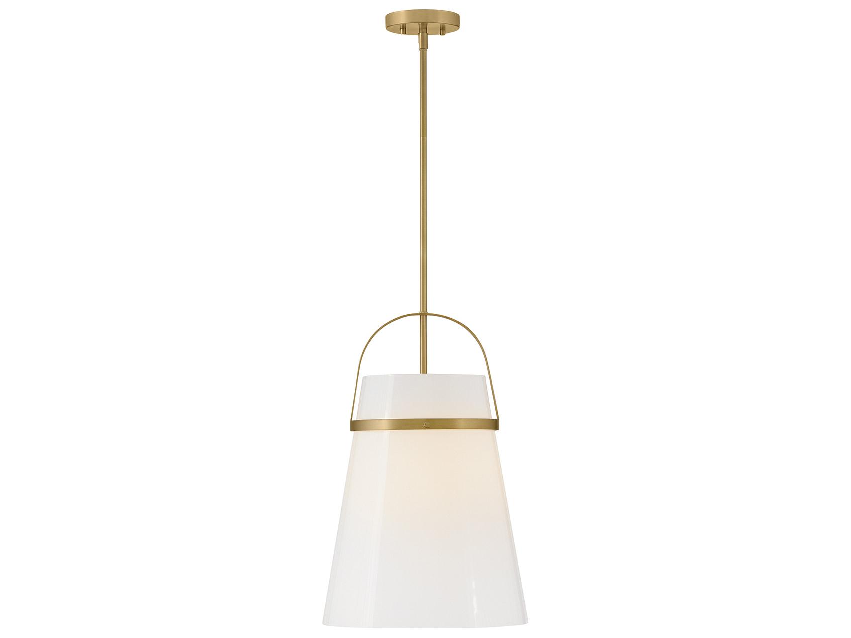 Lark Living Tori 1-Light Lacquered Brass Bell Pendant