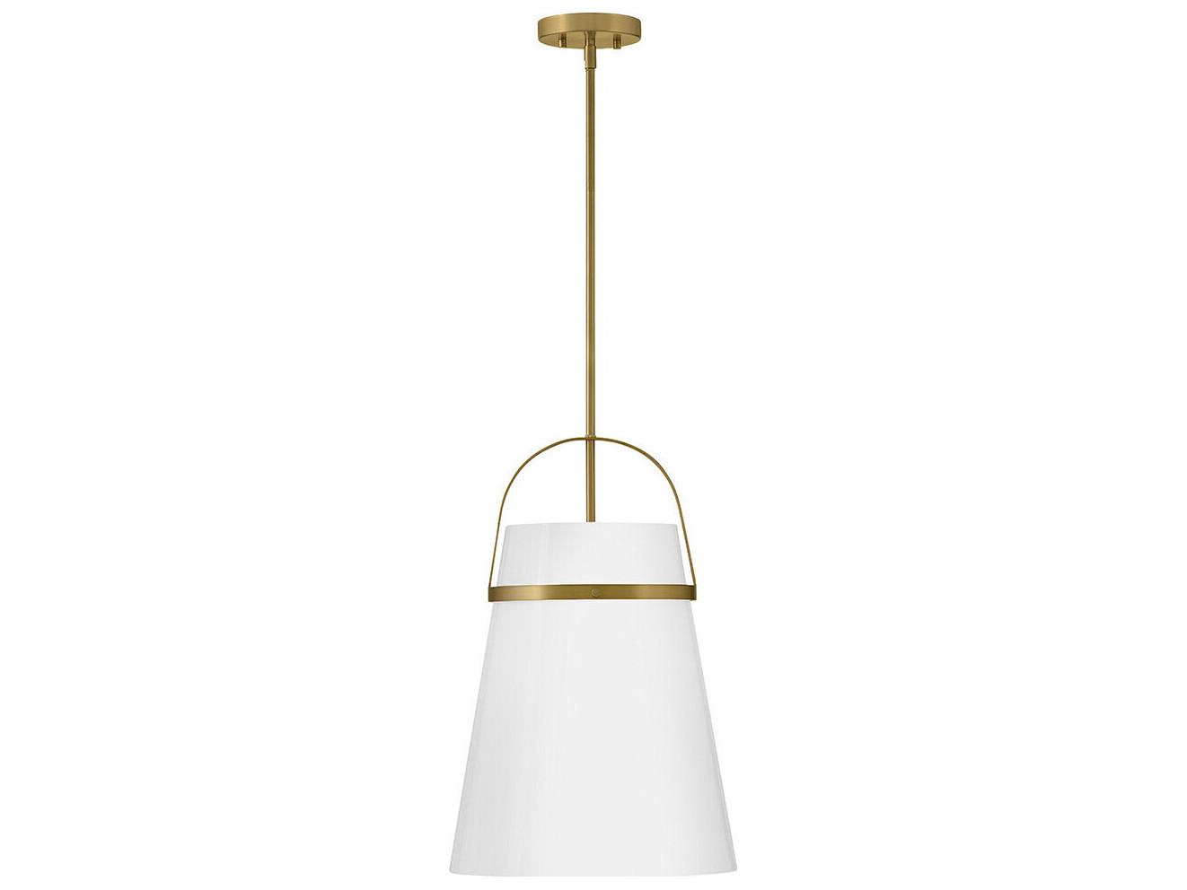 Lark Living Tori 1-Light Lacquered Brass Bell Pendant