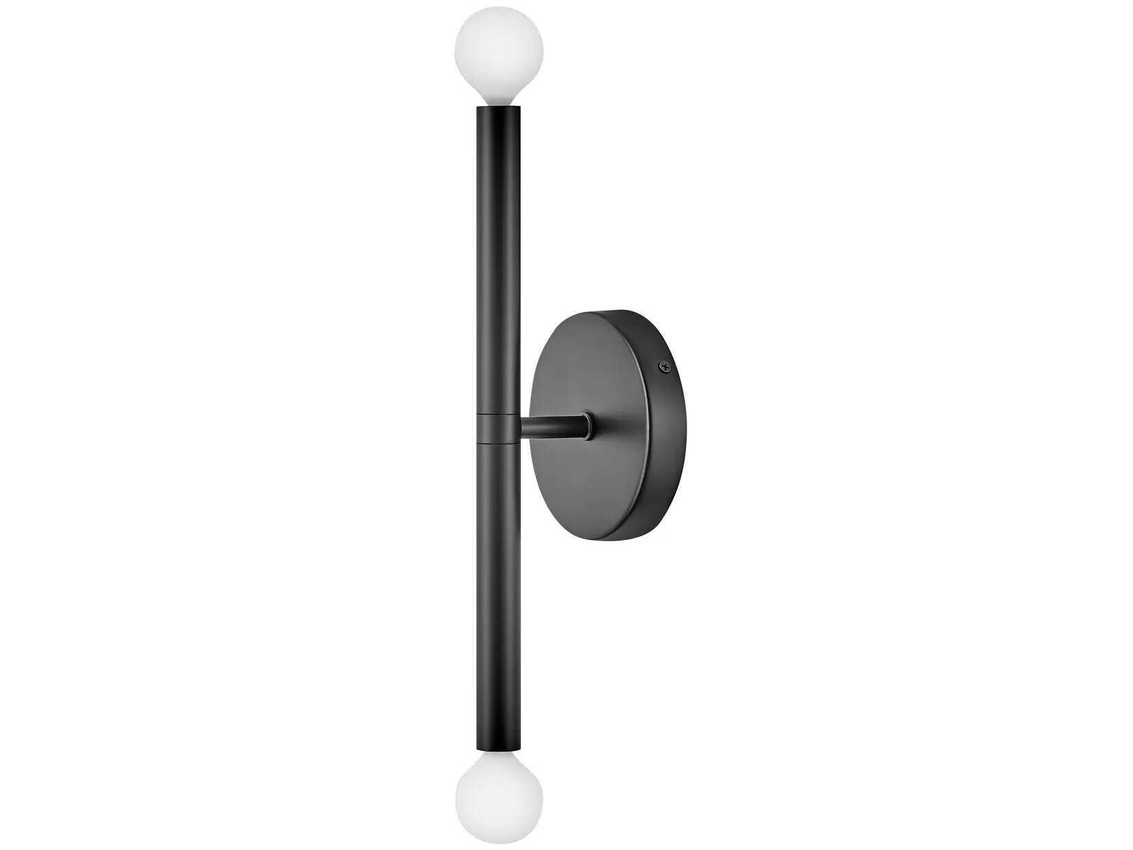 Lark Living Millie 2-Light Black Wall Sconce