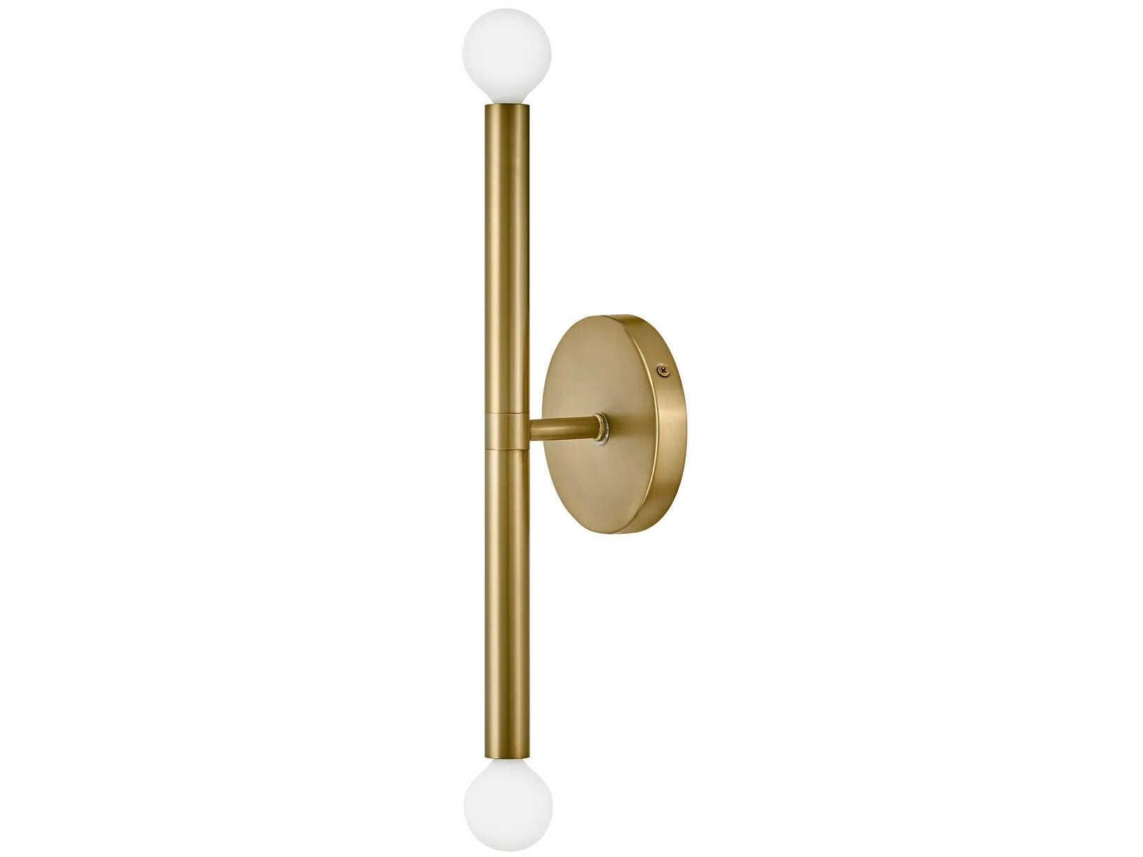 Lark Living Millie 2-Light Lacquered Brass Wall Sconce