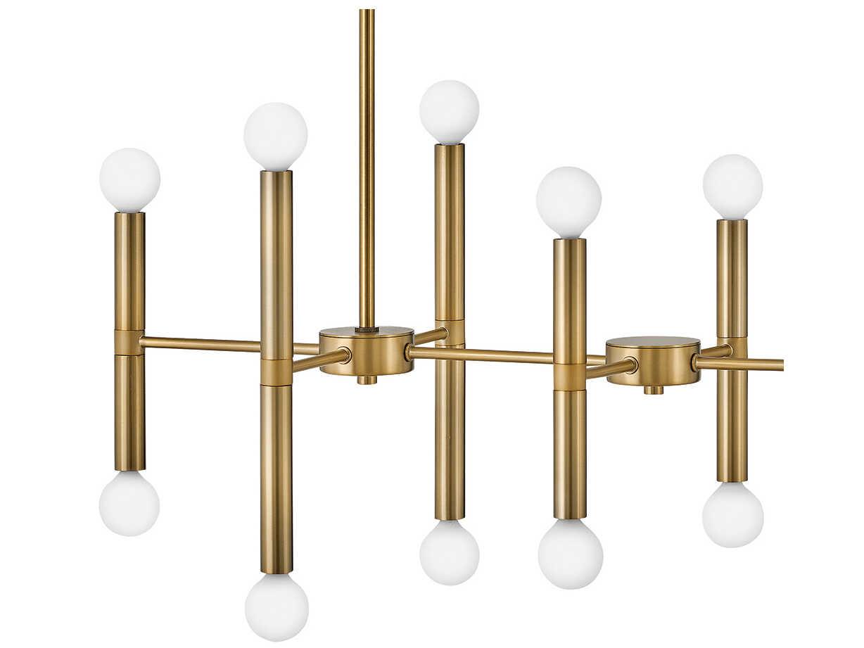 Lark Living Millie 16-Light6-Light Lacquered Brass Linear Island Pendant