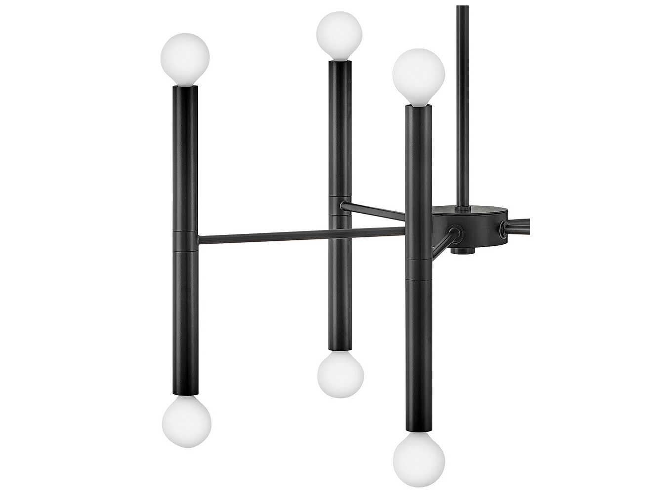 Lark Living Millie 10-Light Black Chandelier