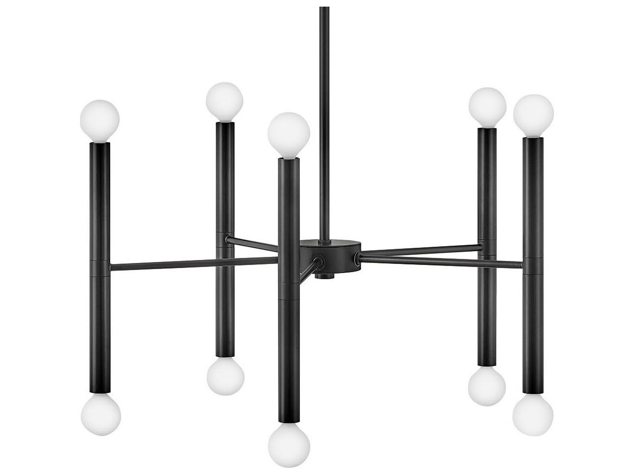 Lark Living Millie 10-Light Black Chandelier