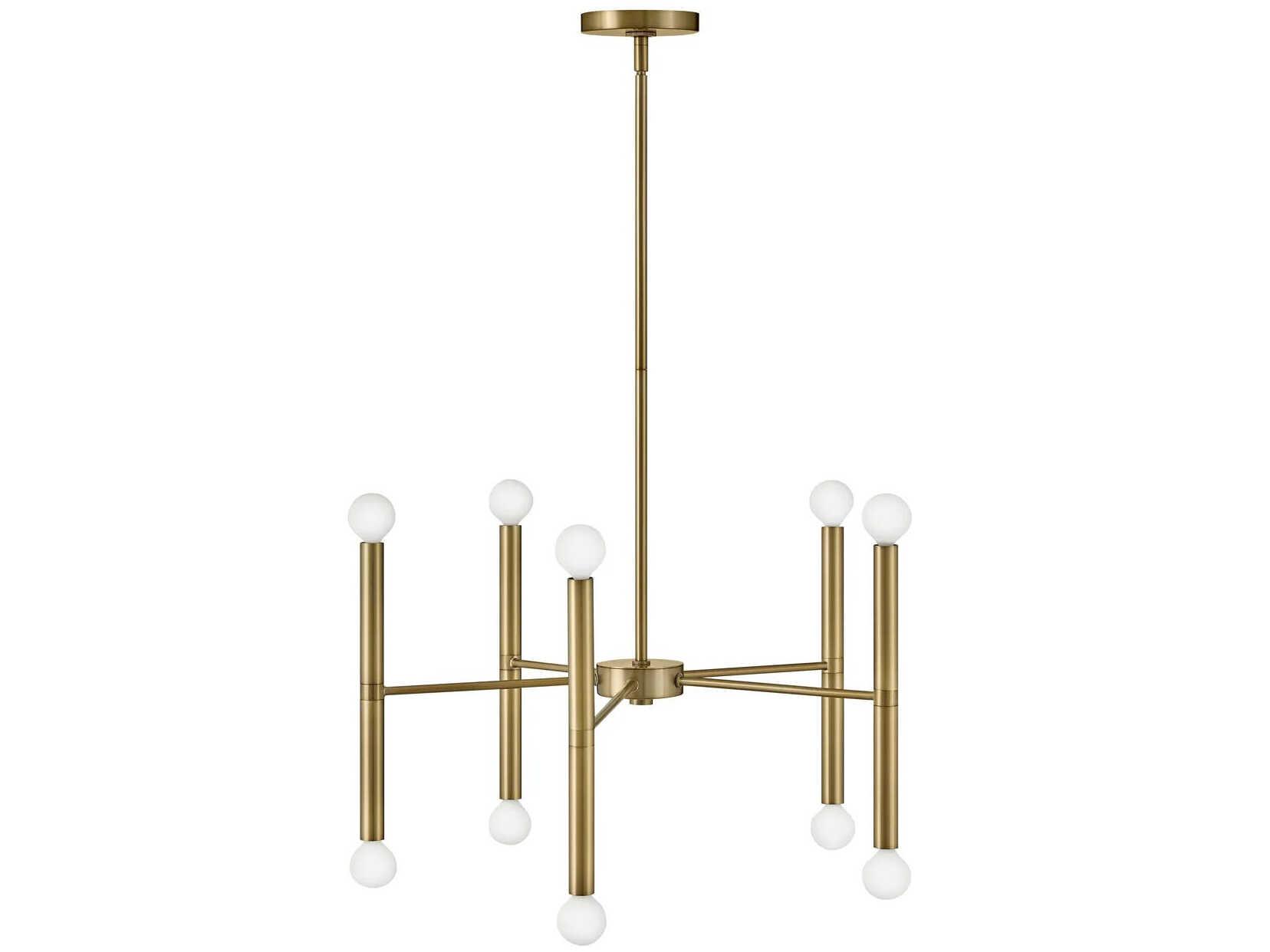 Lark Living Millie 10-Light Lacquered Brass Chandelier
