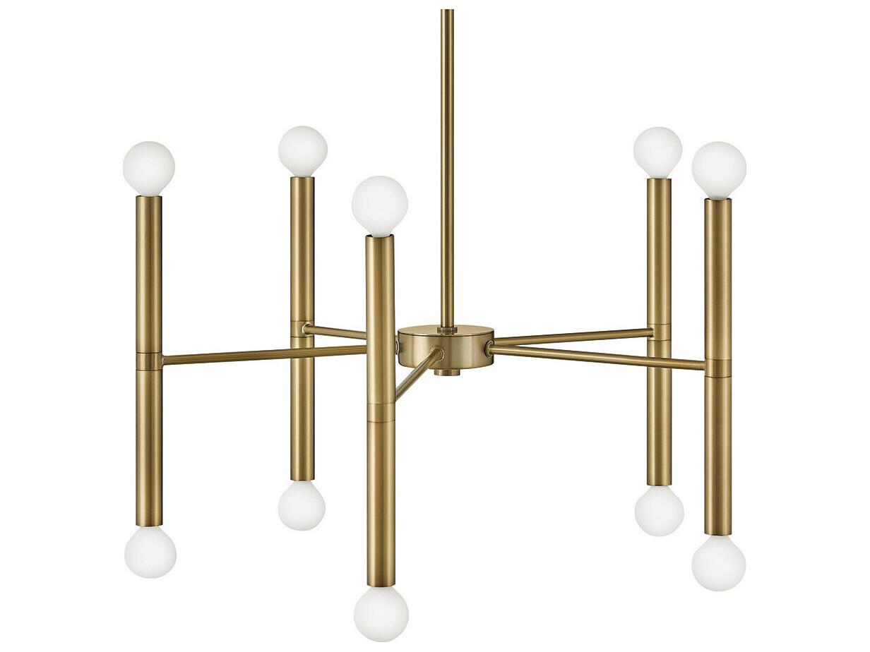 Lark Living Millie 10-Light Lacquered Brass Chandelier
