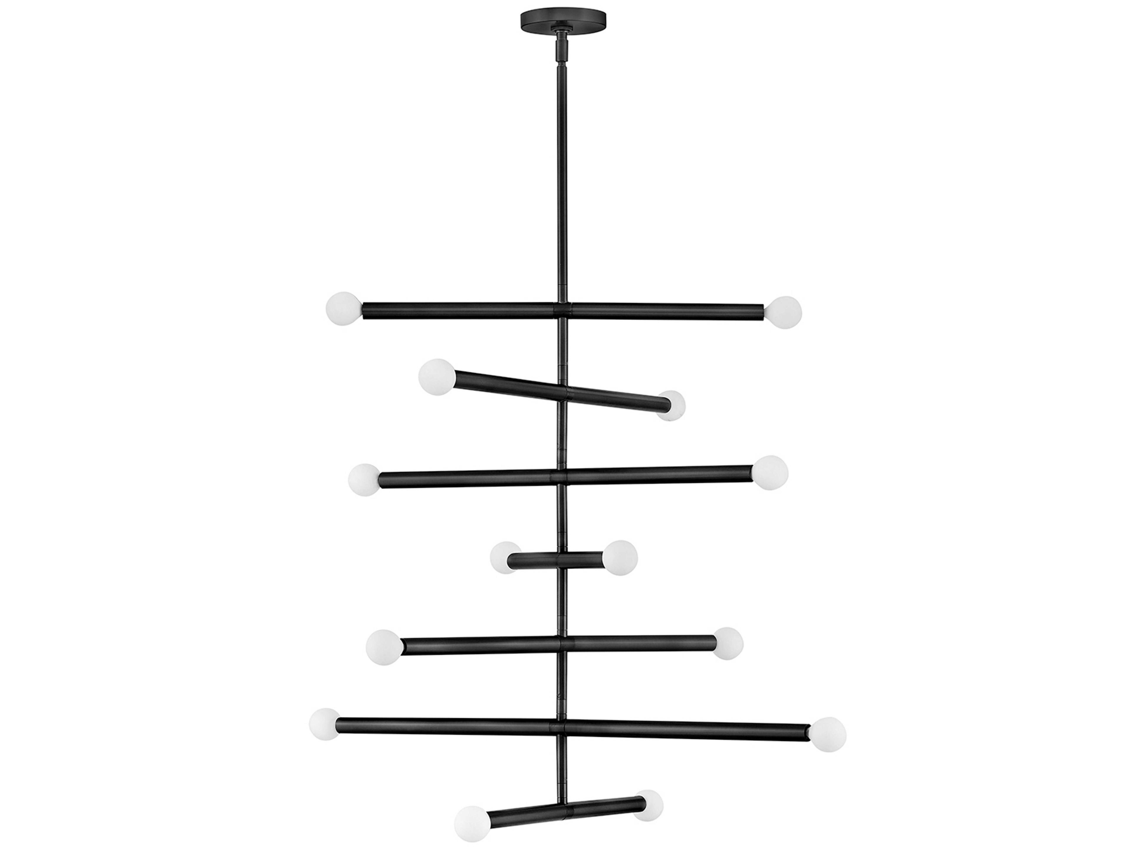 Lark Living Millie 14-Light Black Chandelier