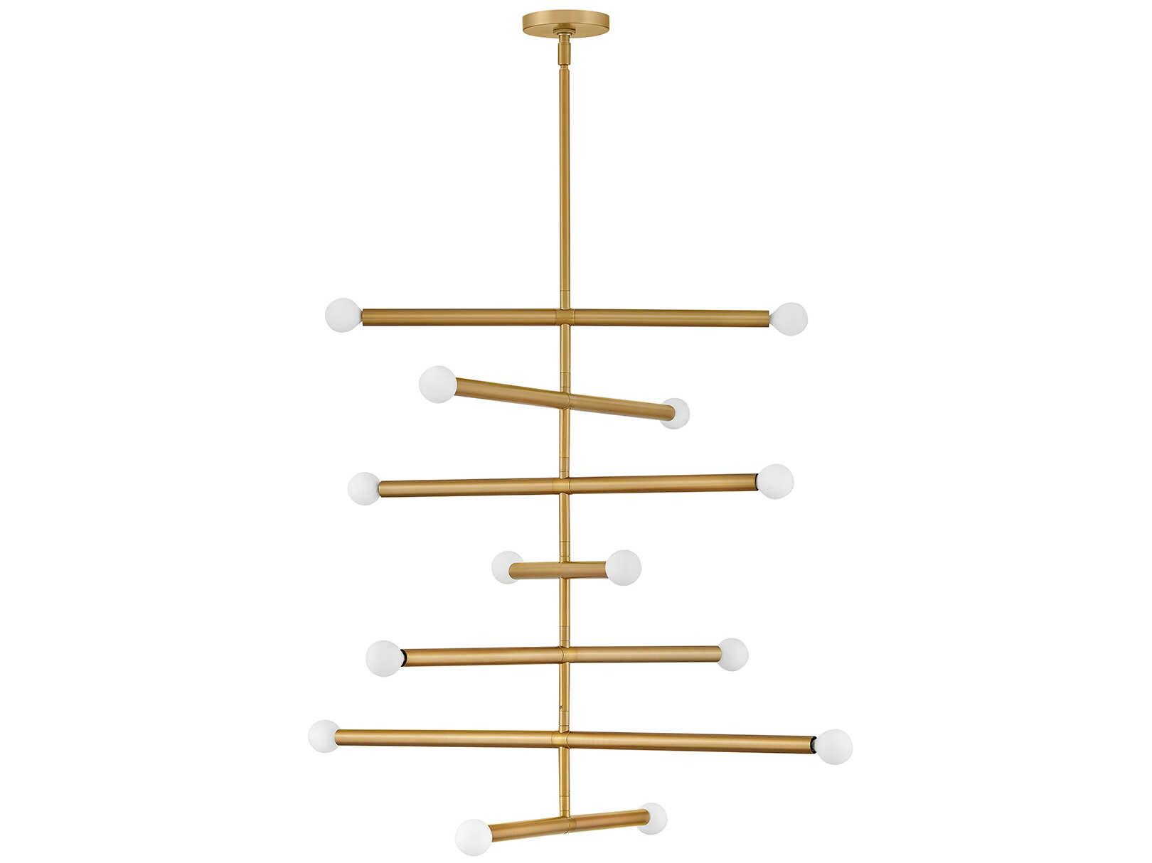 Lark Living Millie 14-Light Lacquered Brass Chandelier