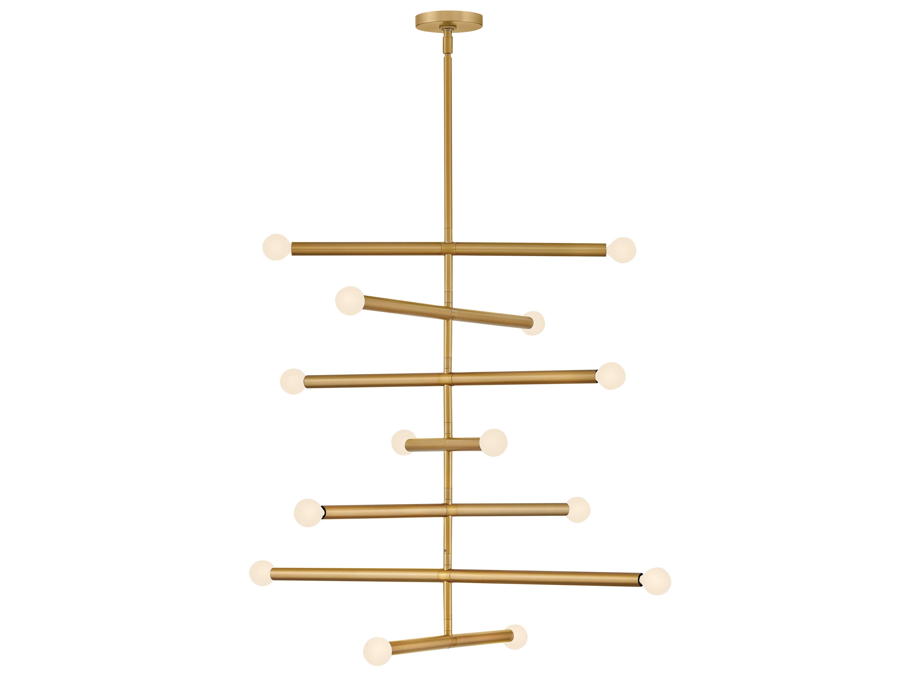 Lark Living Millie 14-Light Lacquered Brass Chandelier