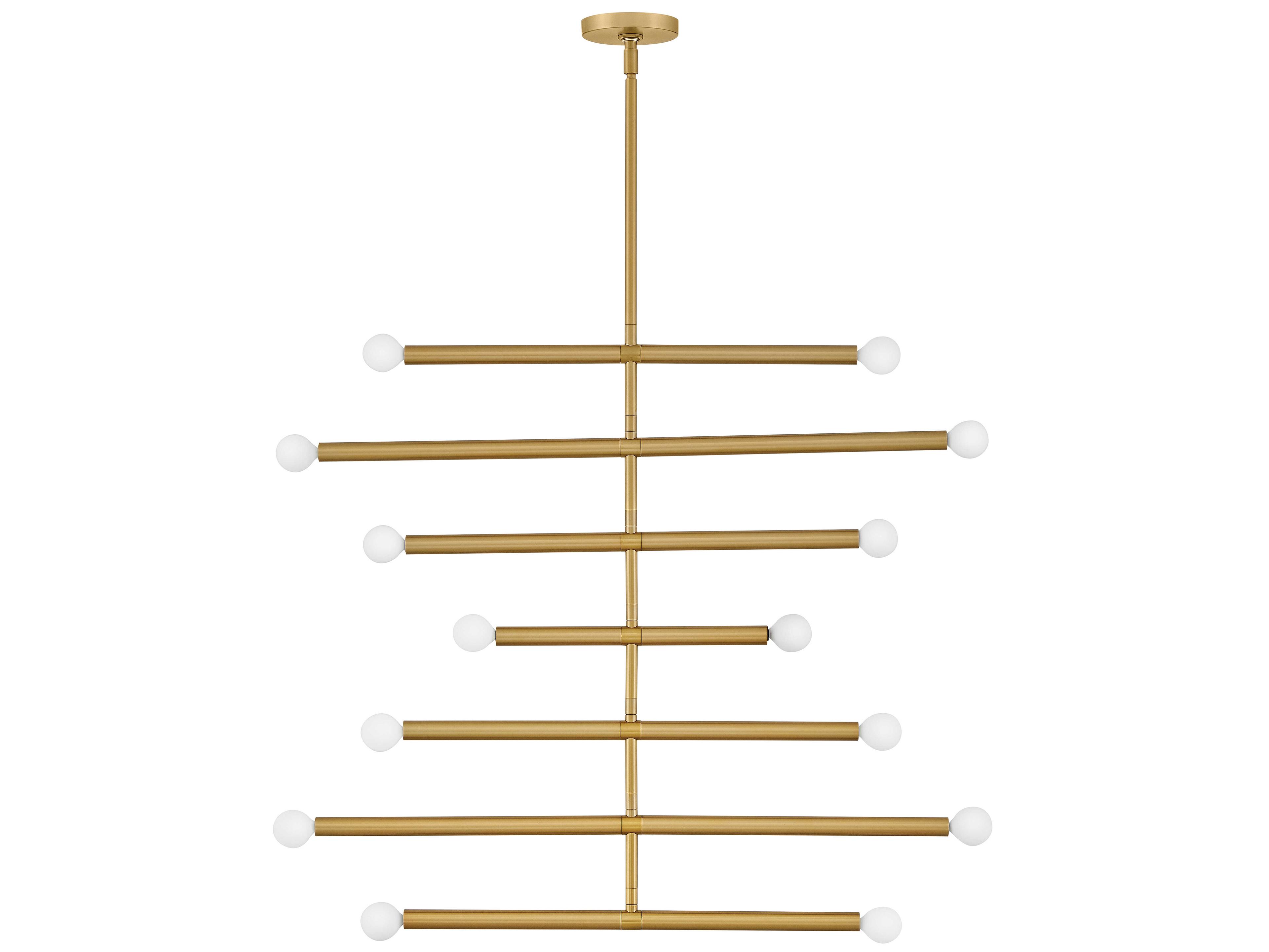 Lark Living Millie 14-Light Lacquered Brass Chandelier