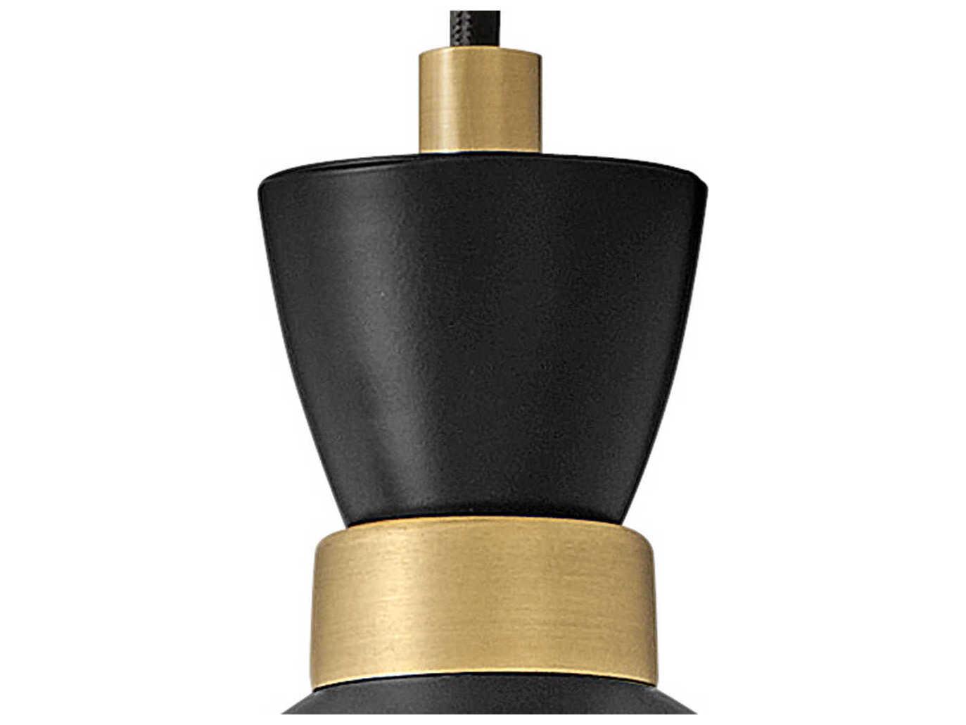 Lark Living Simon 1-Light Black Heritage Brass Pendant