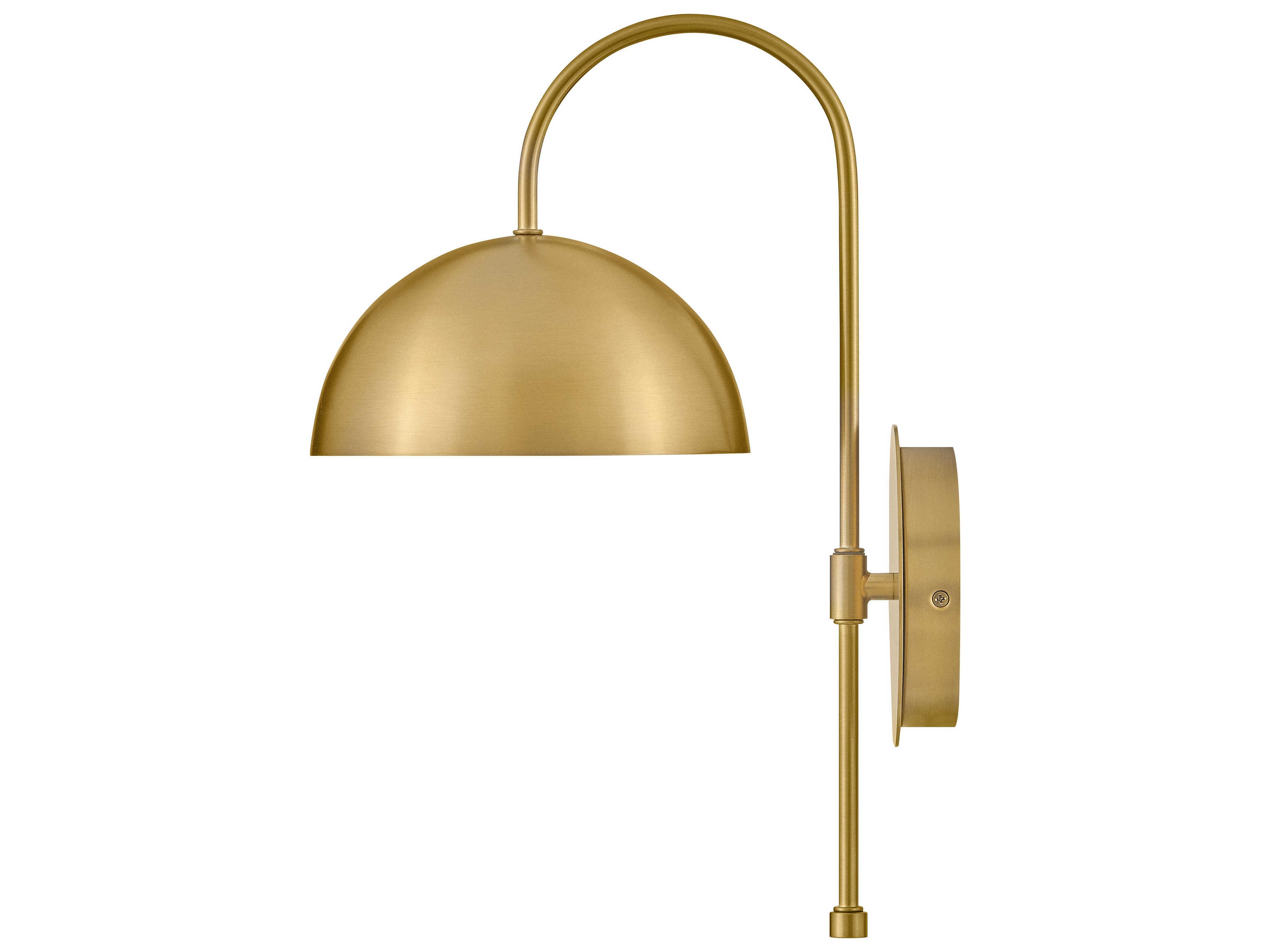 Lark Living Lou 1-Light Lacquered Brass Wall Sconce